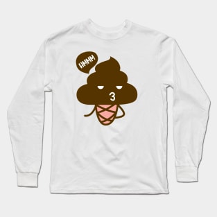 Hmmm ice cream design Long Sleeve T-Shirt